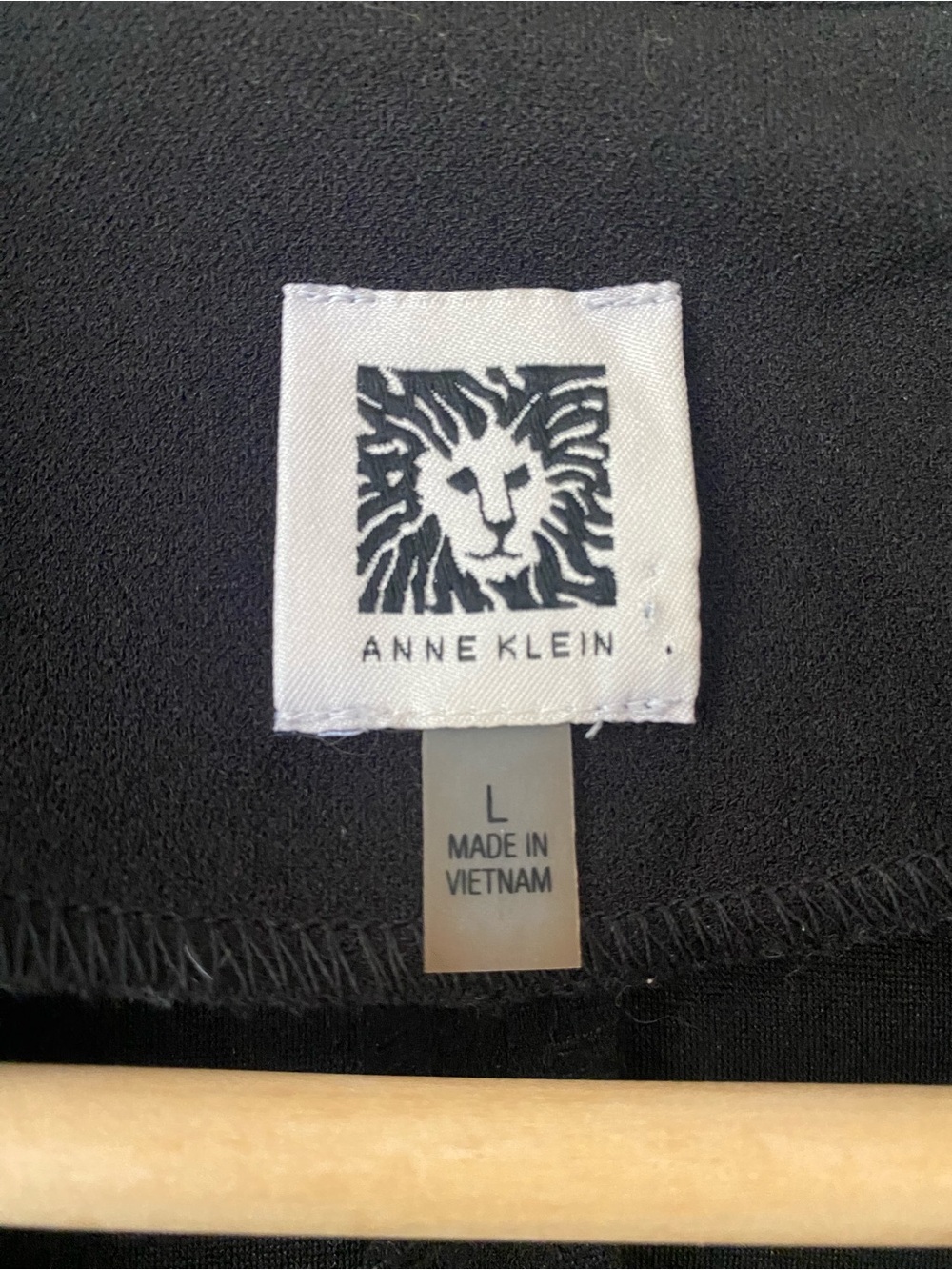 Anne Klein longline black oversized blazer jacket L - Picture 2 of 5